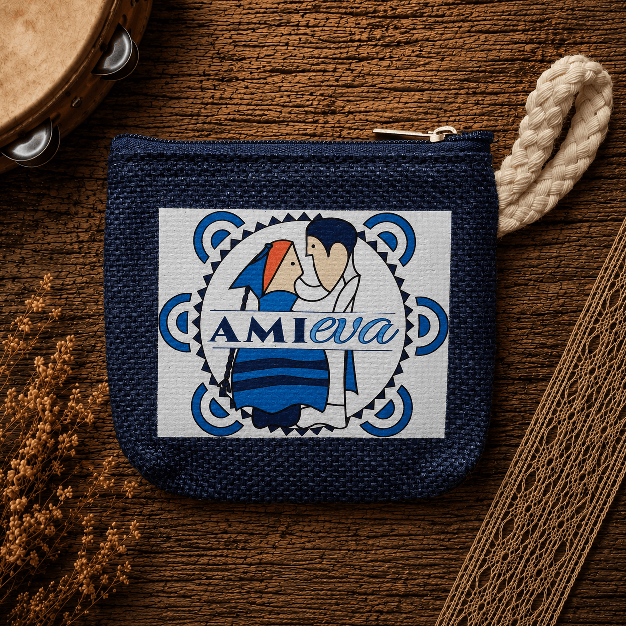 Monedero azul